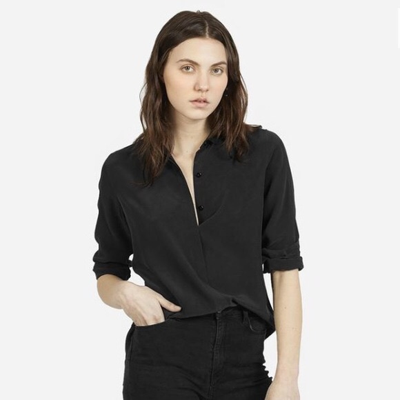everlane silk tee